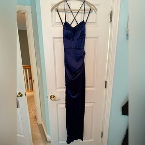 Windsor Navy Blue Formal Maxi Dress